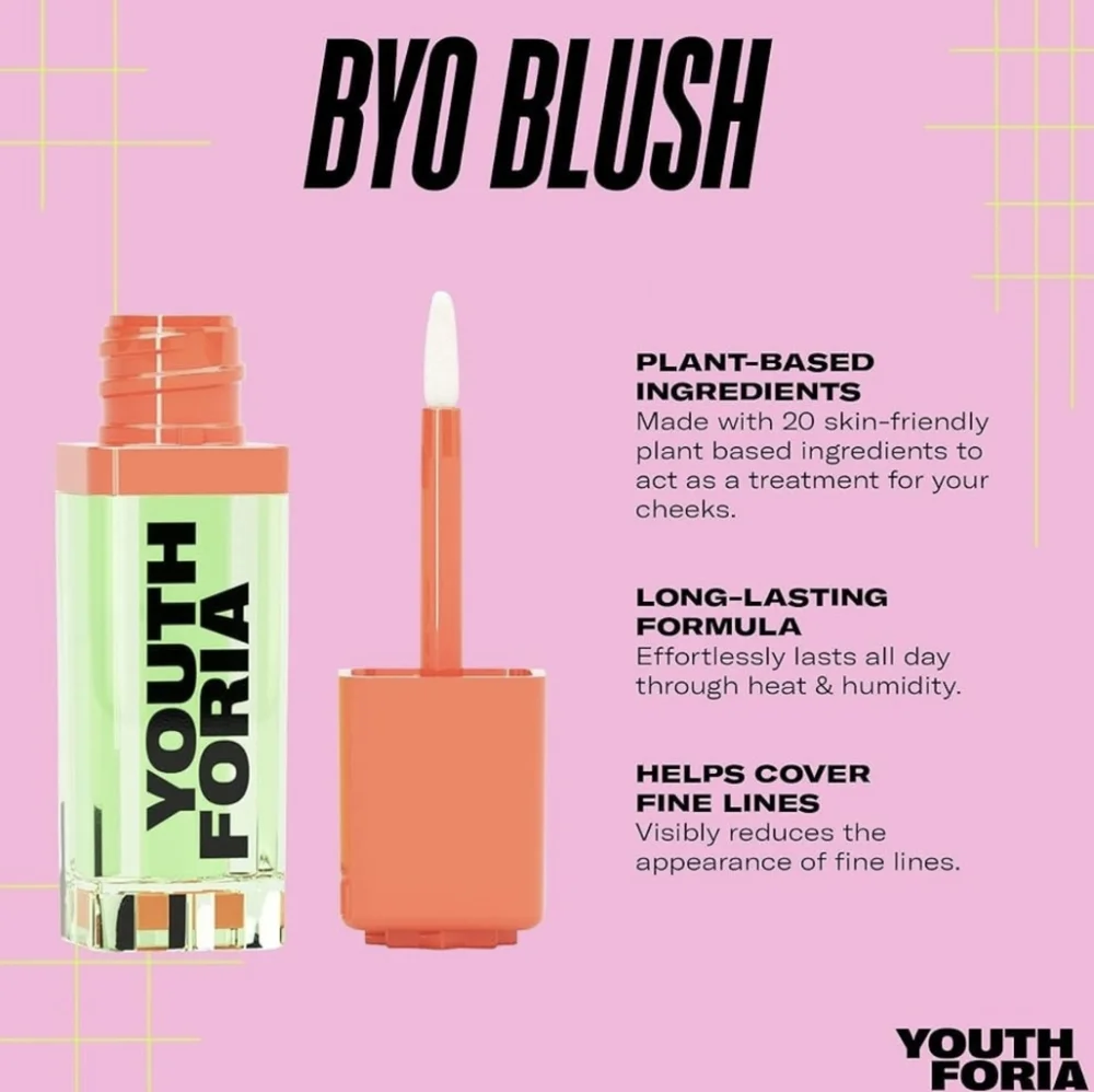 Youthforia Turn Up the Sunshine Liquid BYO Blush Oil Orange Marigold